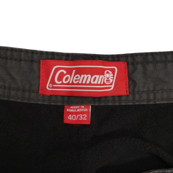 Coleman Men's 40x32 Fleece Lined Gray Pants Hiking Camping Gorpcore Cold Weather - Picture 5 of 6